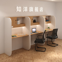 Self-study Room study table closed immersive sharing university students examination and chairs combination of self-study library