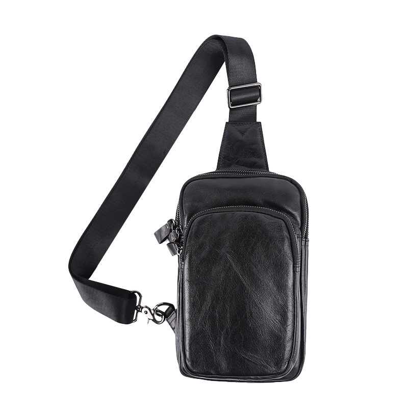 头层牛皮胸包男士斜挎包2025新款式时尚大容量旅行单肩包真皮背包,淘宝优惠券,粉丝福利购,淘宝优惠卷