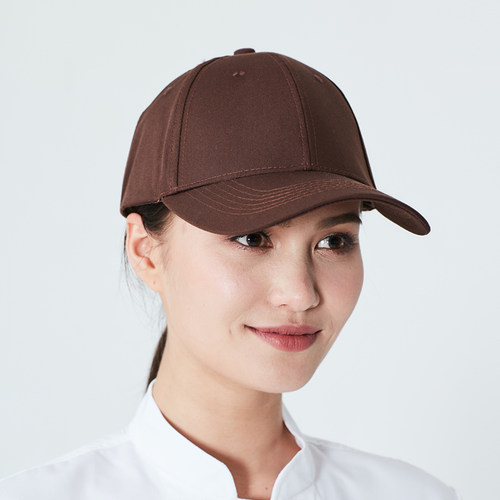 厨师帽遮阳鸭舌帽服务员帽子厨房工作帽棒球帽广告帽长檐太阳定制 - 图0