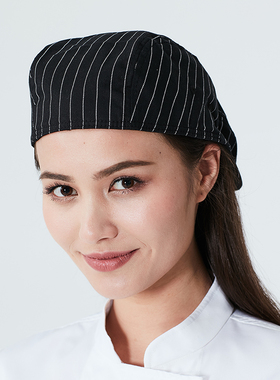 带帽服务员帽餐厅工作帽贝雷帽前进帽面包房便帽奶茶休闲咖啡厅