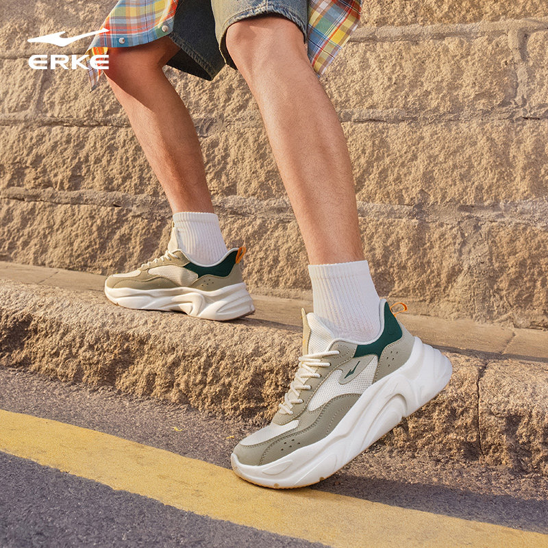 舒行| 鸿星尔克男鞋休闲鞋学生男女鞋子网面透气运动鞋增高老爹鞋,淘宝优惠券,粉丝福利购,淘宝优惠卷