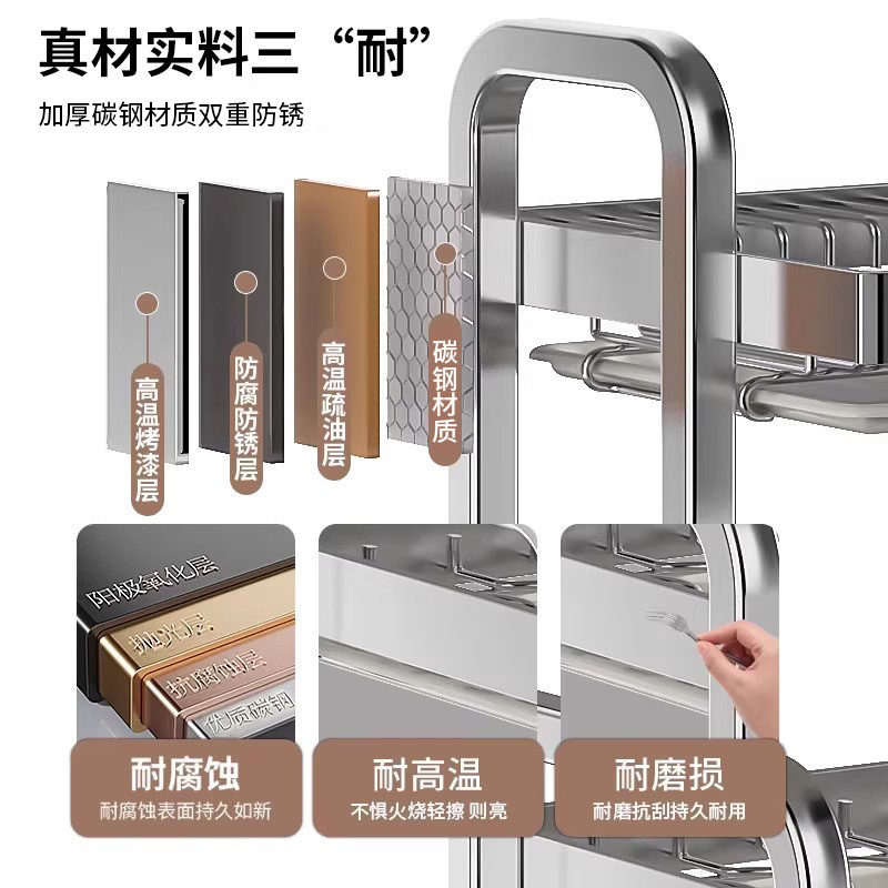 新款碗碟收纳架厨房多功能置物架放碗盘沥水碗架碗筷收纳盒碗柜子,淘宝优惠券,粉丝福利购,淘宝优惠卷