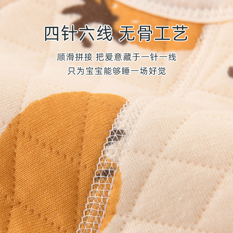 彩婴房婴儿连体衣秋冬夹棉宝宝秋冬外出衣服新生儿冬保暖哈衣爬服