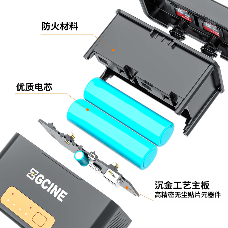 ZGCINE正光PS-G10 MINI运动相机电池充电盒适用Gopro hero10 9 5-图2