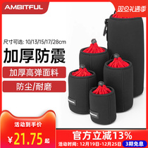 AMBITFUL LIKETIER PHOTOGRAPHIC LENS BAG CONTAINING SLEEVE PROTECTION BAG SINGLE COUNTER CAMERA MICROSHEET LONG FOCAL LENS LINER applicable Canon Sony Rich Disney Conyoncino small spittoon 50mm Dinggio