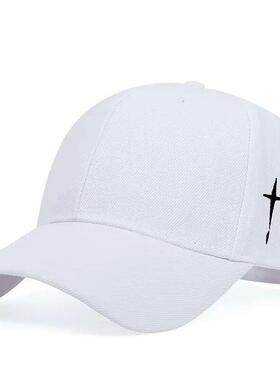 Unisex Simple Cross Water Drop Embroidery Baseball Caps Spri
