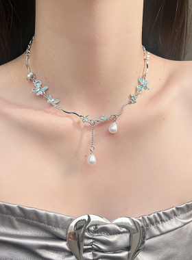 高级感辣妹ins肌理原创设计项链