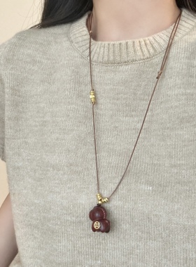 2025年新款招财木马吊坠项链