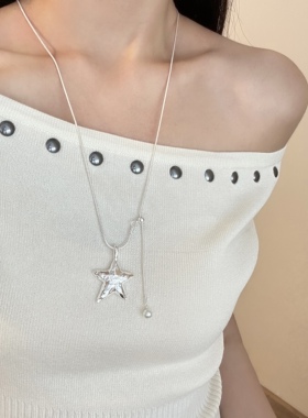 高级感小众设计星星爱心吊坠百搭