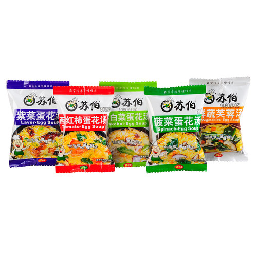 苏伯速食汤6g100包快餐餐饮外卖汤包早餐食品商用夜宵鸡蛋汤速冲 - 图3