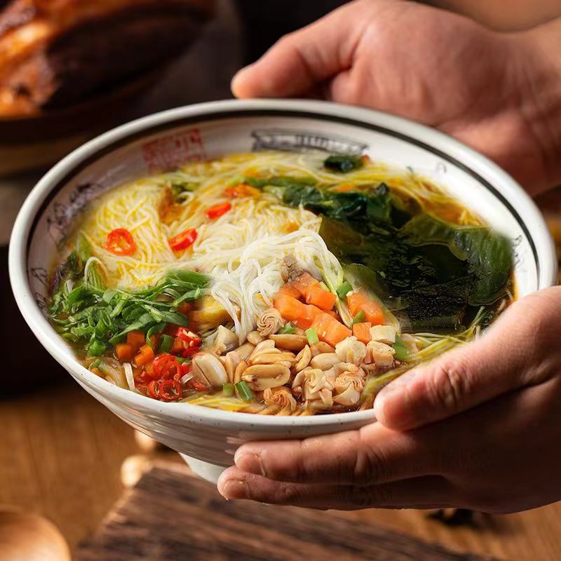食族人麻酱米线桶装免煮冲泡粉丝方便面非油炸方便速食粉丝米线