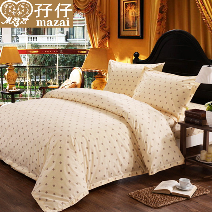 南宁定制酒店纯棉图章花套件 钦州工厂直销床单被套枕套床品布草,淘宝优惠券,粉丝福利购,淘宝优惠卷