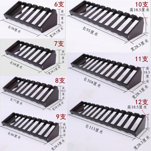 创意红酒架摆件实木现代简约红酒展示架商用酒瓶架红酒贴标陈列架 - 图2