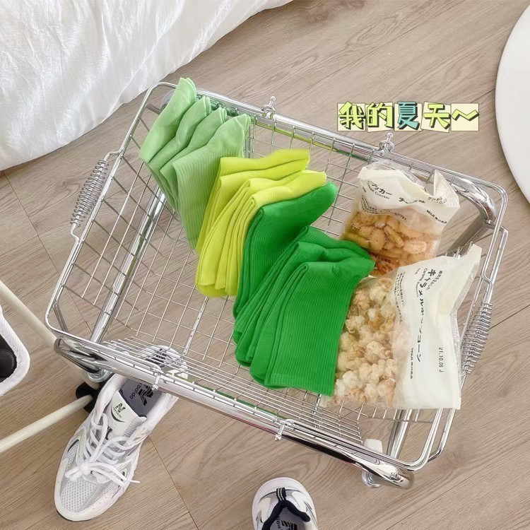 绿色也太适合夏天了吧！草绿果绿荧光绿黄薄荷绿牛油果绿色袜子,淘宝优惠券,粉丝福利购,淘宝优惠卷