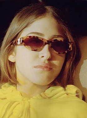 off嘻哈墨镜ins女欧美猫眼