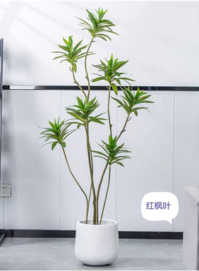 北欧ins风仿真绿植假树植物盆栽百合竹室内客厅装饰造景盆景摆件
