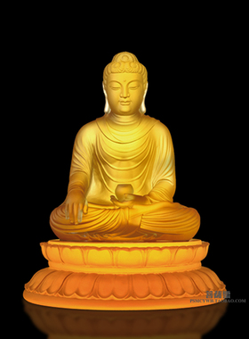 琉璃风水摆件药师佛佛像