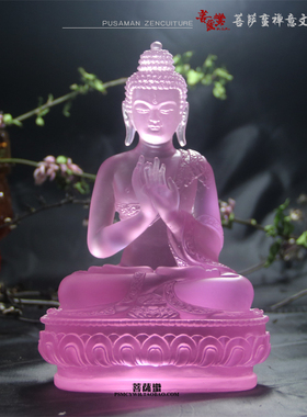 琉璃如来鎏金密宗药师佛