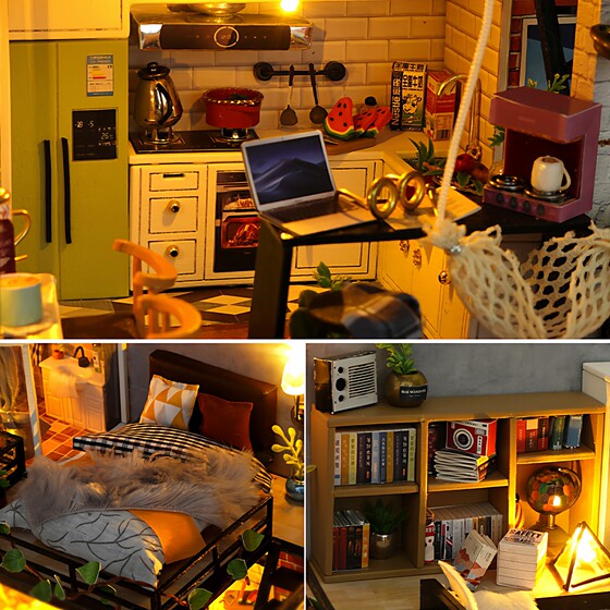 Tianyu industrial retro style loft diy handmade cabin
