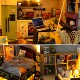 Tianyu industrial retro style loft diy handmade cabin