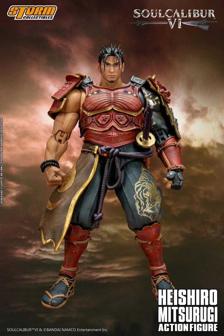 现货 ST Storm Toys SOULCALIBUR VI 灵魂能力6 御剑平四郎 人偶 - 图3