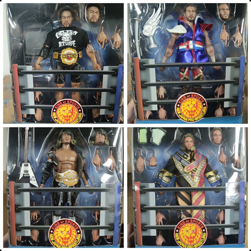 特价SUPER7新日本摔角联盟 新日摔1波 棚桥/OKADA/石井/WILL 人偶,淘宝优惠券,粉丝福利购,淘宝优惠卷