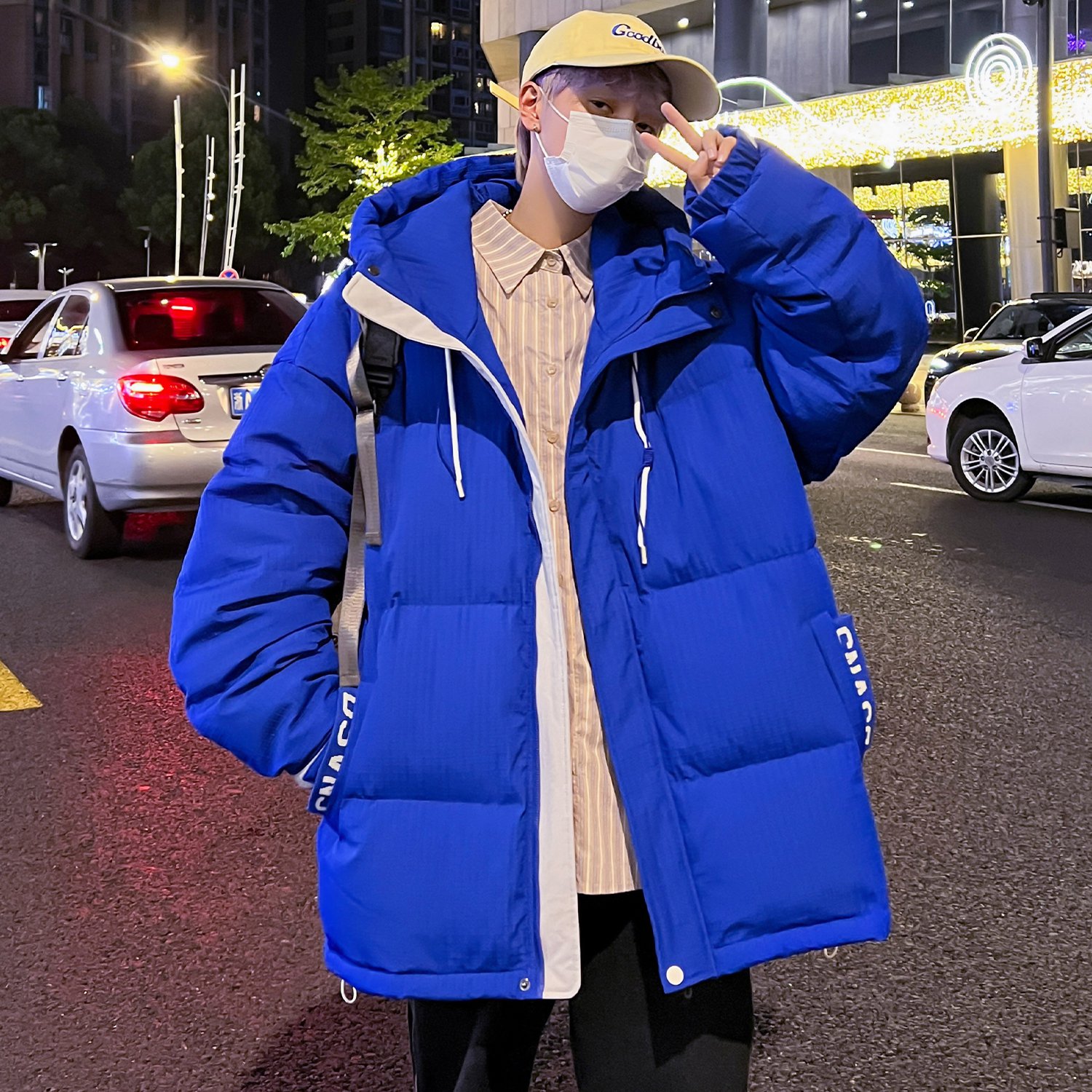 迈特优加厚羽绒服男款冬季新款潮牌保暖青少年面包服短款外套 - 图2