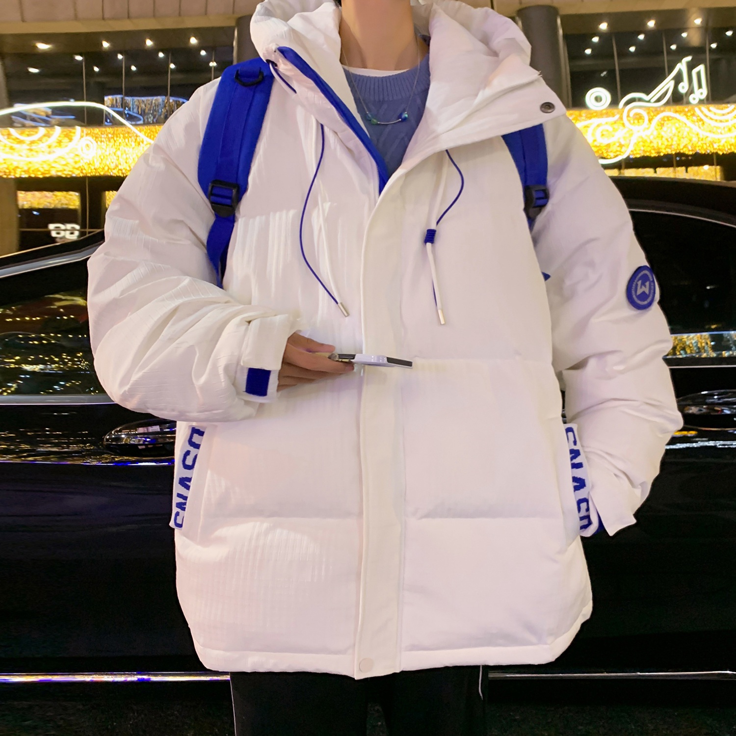 迈特优加厚羽绒服男款冬季新款潮牌保暖青少年面包服短款外套 - 图1