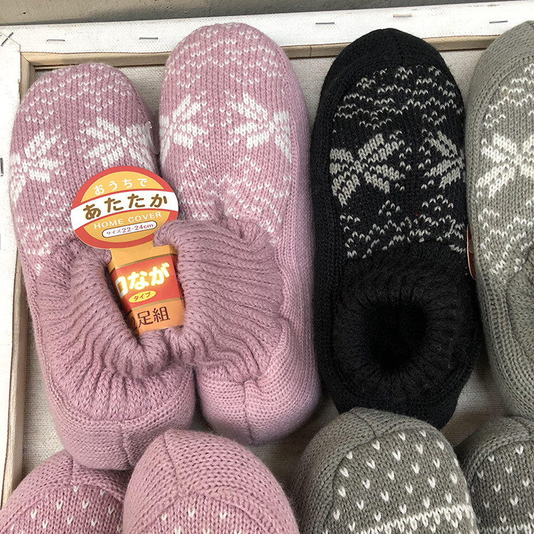 外贸出口日本地板鞋加厚毛线地板袜保暖透气发热袜民族风款小鹿,淘宝优惠券,粉丝福利购,淘宝优惠卷