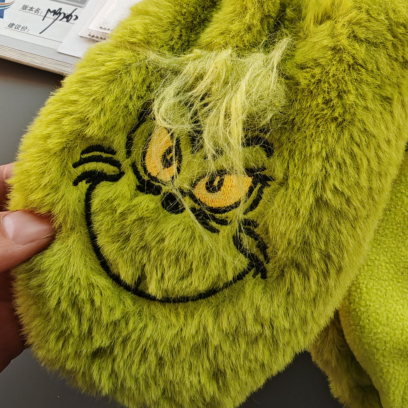 可爱怪兽毛绒居家棉拖鞋男士绿色防滑软底保暖懒人鞋室内地板袜,淘宝优惠券,粉丝福利购,淘宝优惠卷