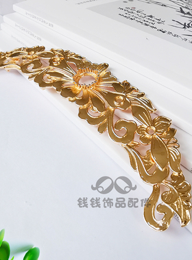 古风点翠莲花底座新娘景泰蓝凤冠