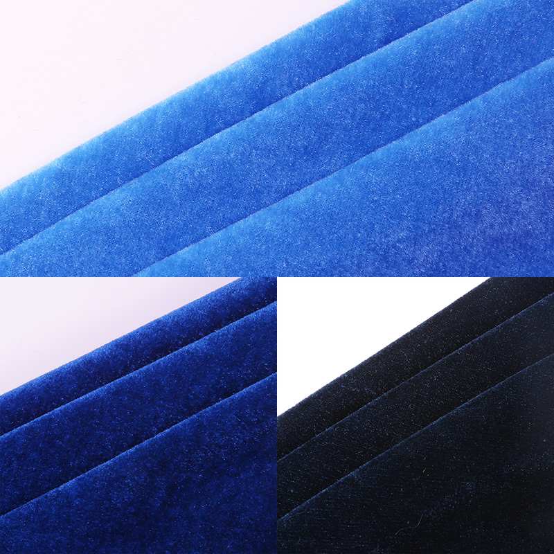 蓝色背景布桌布台布窗帘金丝绒布料宝蓝色藏蓝色浅蓝色深蓝色绒布 - 图3