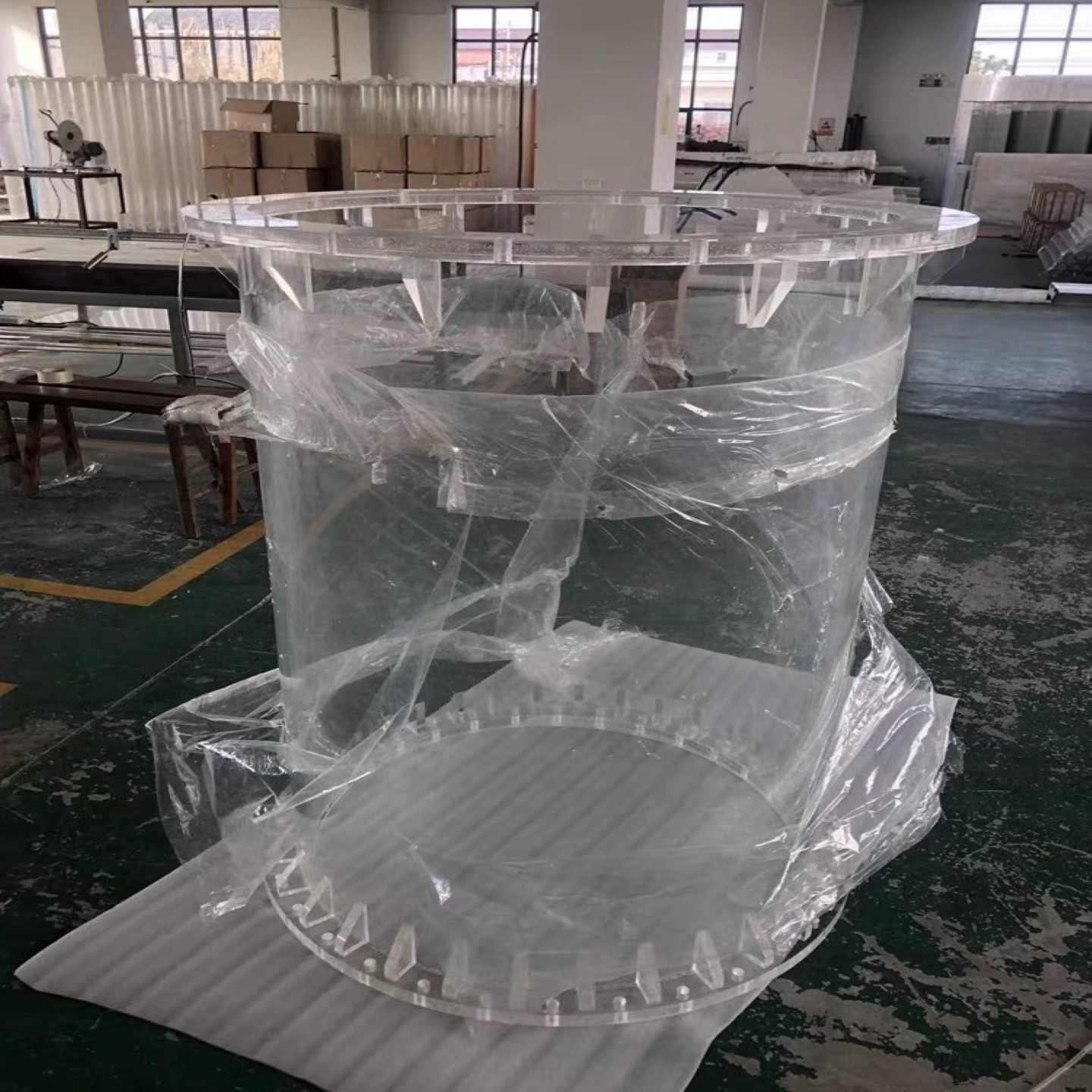 透明亚克力管圆柱筒法兰开孔有机玻璃圆管实验器材水箱防尘罩定制,淘宝优惠券,粉丝福利购,淘宝优惠卷