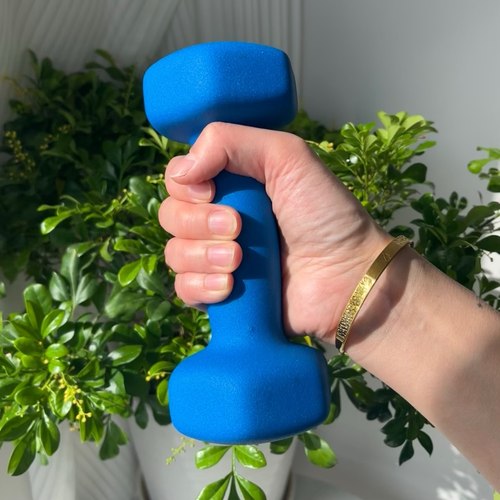 女士健身器材纯铁家用小哑铃女生瑜伽瘦臂肚子1/1.5/2/3/4kg公斤 - 图2