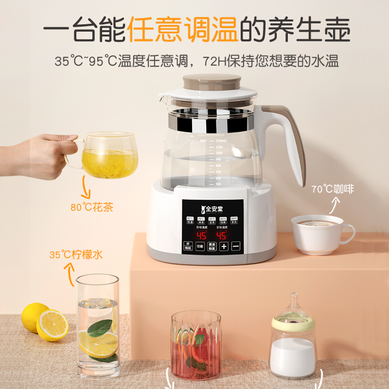 多功能办公室小型家用花茶壶养生壶 全安堂养生壶/煎药壶