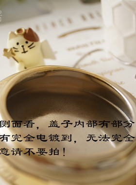 美式风金色少女卧室装扮首饰盒