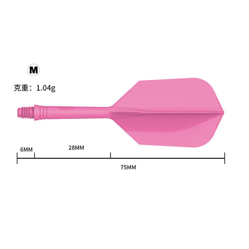 CUESOUL 3支装AK5系列一体式专业赛级飞镖尾翼瘦长型2BA镖杆配件 - 图3