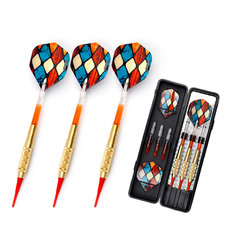 Дротики для дартса cuesoul/q獣电子飞镖专业比赛级金属3支装18克成人软式飞镖针套装