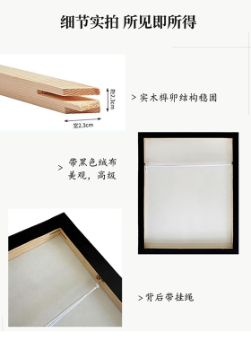 FACYHOSI梦幻蓝调花海少女高级感小众艺术复刻版画无框装饰画挂画