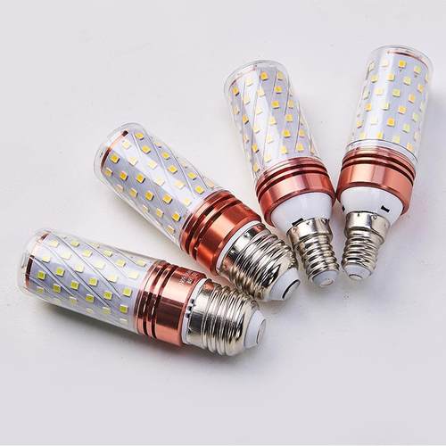 超亮led灯泡三色变光e27E14小螺口无频闪玉米灯蜡烛泡家用节能灯 - 图3