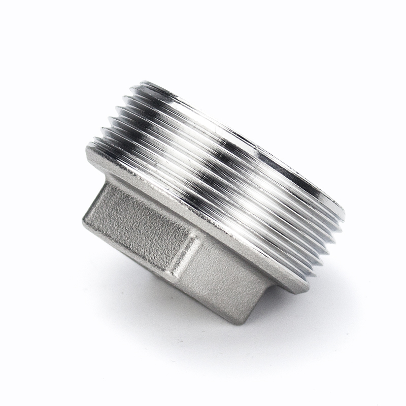 316L不锈钢堵头不锈钢丝堵/丝扣堵头/塞头闷头1分2分3分4分6分1寸 - 图1