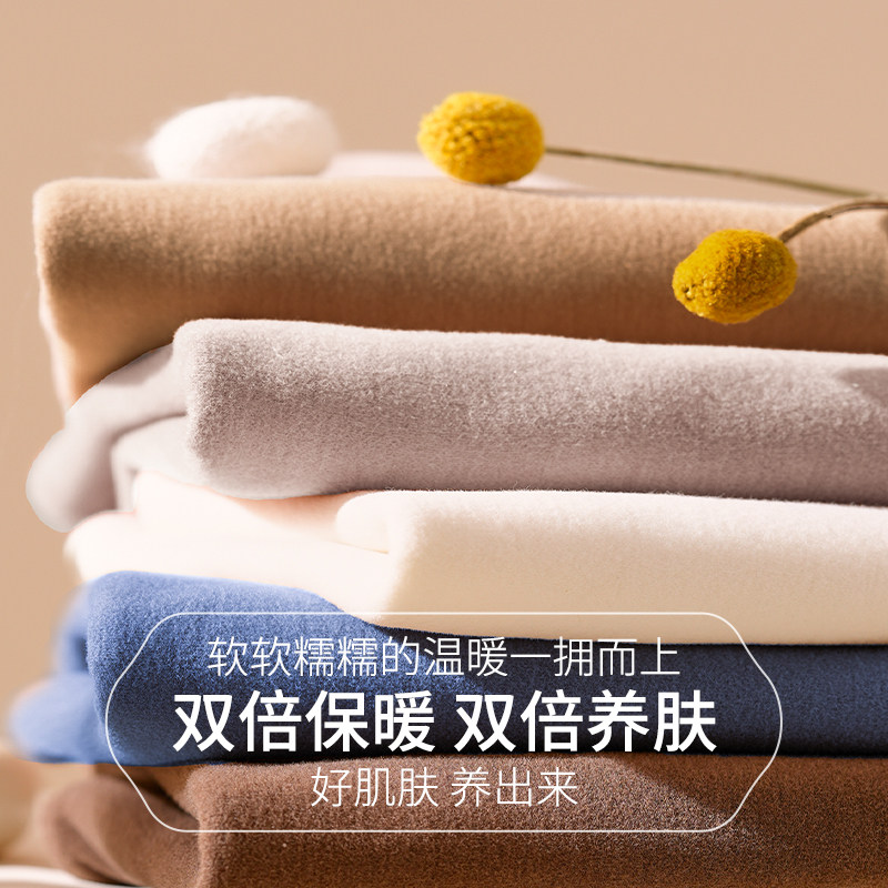 简云德绒发热半高领保暖上衣男士加绒内搭打底衫蚕丝内衣羊毛秋衣_虎窝淘