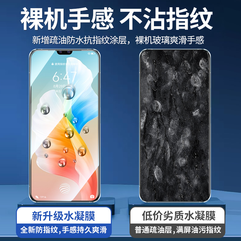 适用vivos10pro手机膜s10水凝膜新款s10e全屏覆盖适用vivo全包防摔pr0保护膜防爆vⅰv0维沃无白边软膜por贴膜-图2