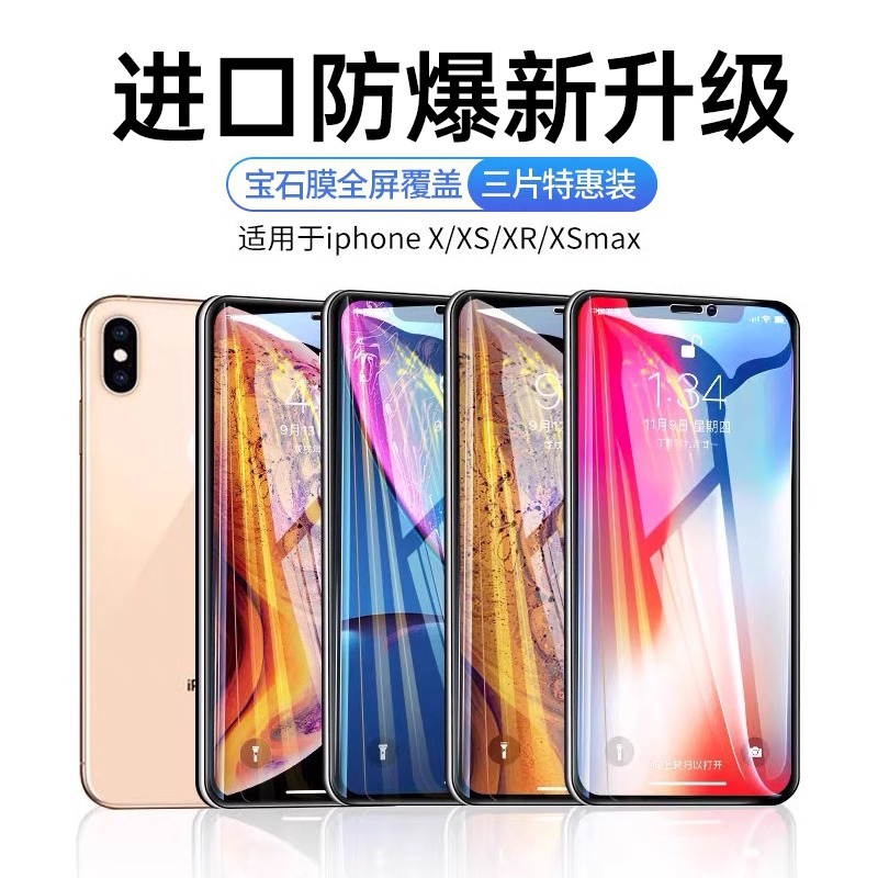 适用苹果11钢化膜iphone11promax手机膜防窥ip11pro防窥膜抗摔刚十一全包边屏幕ghm防指纹防摔防偷窥全屏覆盖 - 图0