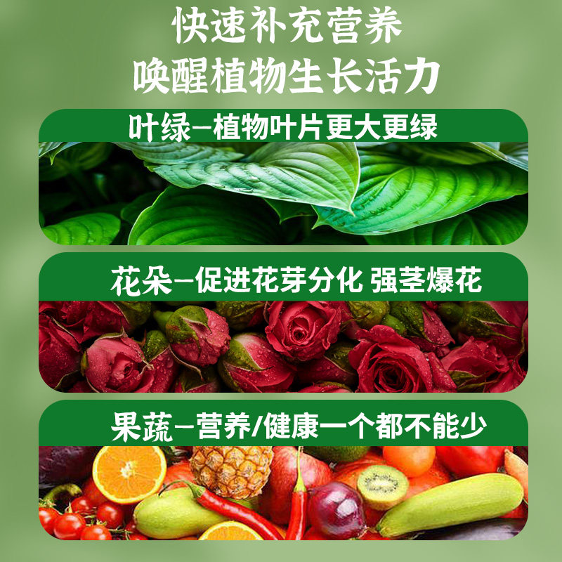生长魔励浓缩型营养液花卉盆栽植物通用观叶水培绿萝液体养花肥料