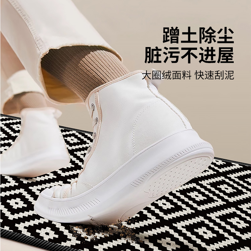 现代轻奢高级感入户门地垫门内玄关地毯进门口防滑脚垫可定制尺寸 - 图1