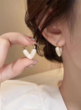 Alida925银轻奢女高级耳钉耳扣