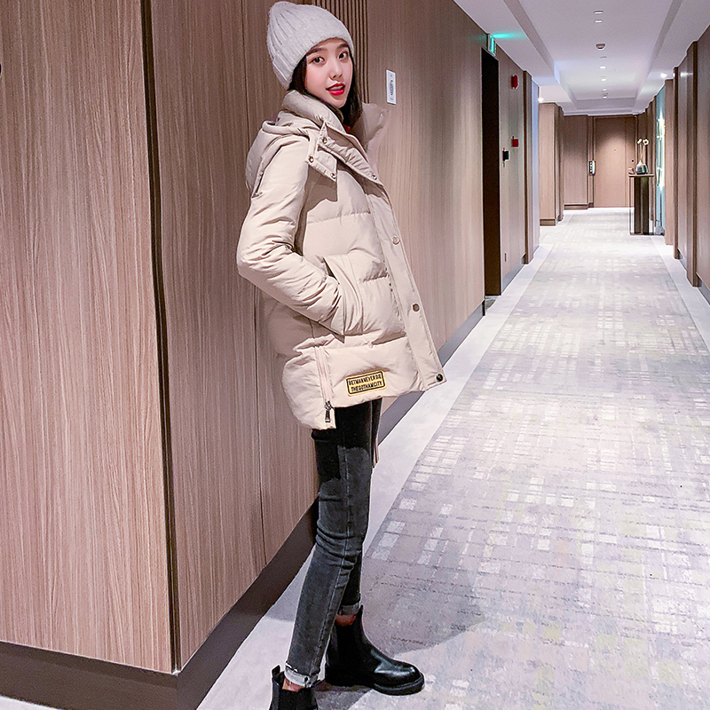 羽绒服女短款 新款冬季韩版爆款连帽时尚短款羽绒服女加厚外套 2019 羽绒服女短款 新款冬季韩版爆款连帽时尚短款羽绒服女加厚外套 2019
