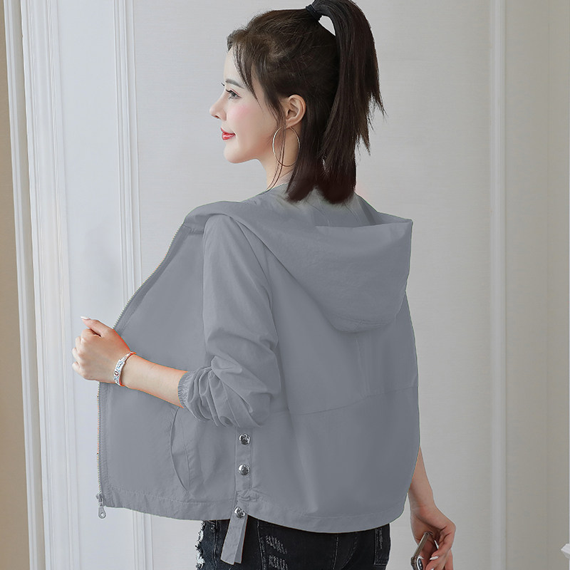 短款小个子2020夏季新款韩版防晒衣 呦咔短外套