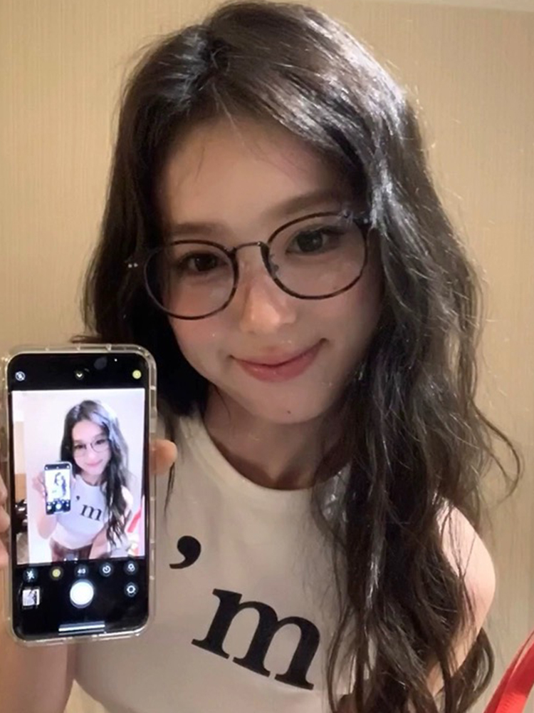 豹纹眼镜框女素颜神器方圆脸复古日系圆形玳瑁镜框男可配近视镜片 - 图0